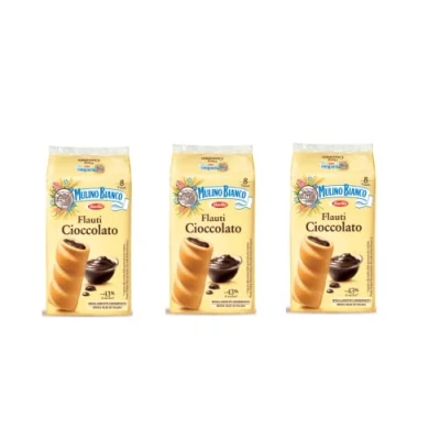 Abbildung von 48x Mulino Bianco Kuchen mit Schokolade Flauti 35g kekse schoko riegel snack