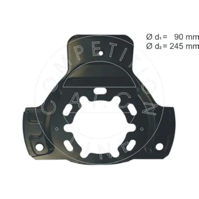 Abbildung von AIC 55500 Ankerblech Vorderachse links, rechts OPEL: Astra G Caravan, Cabrio, CC