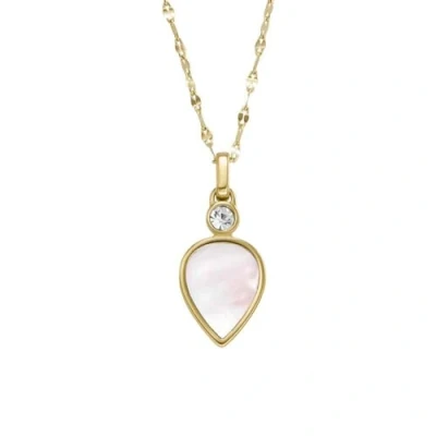 Abbildung von Fossil Jewelry Necklace Halskette goldcoloured, Damen, Größe: One Size, Gold coloured