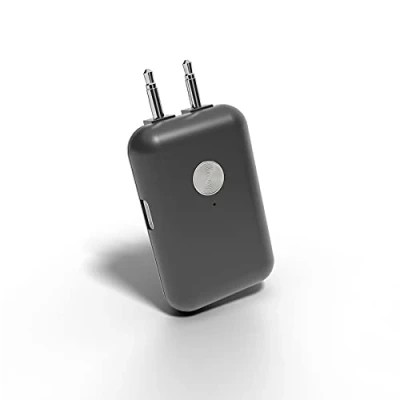 Abbildung von Sudio Flyg Bluetooth Audio Transmitter/Adapter 3,5mm zu für tragbare Gaming Geräte, In Flight Entertainment und TV (Schwarz).
