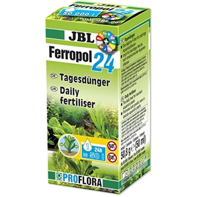 Abbildung von JBL Ferropol 24 20181, Tages Pflanzendünger für Süßwasser Aquarien, 50 ml