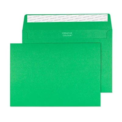 Abbildung von Blake Envelopes Creative Colour 308 Briefumschläge Haftklebung Avocado Grün C5 162 x 229 mm 120g/m² 500 Stück