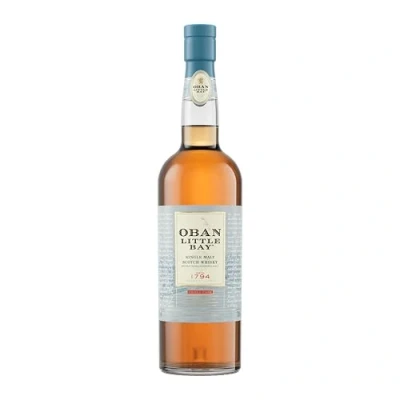 Abbildung von Oban Little Bay, Highland Single Malt Scotch Whisky, aromatischer, handverlesen aus Schottland, 43% vol, 700ml Einzelflasche
