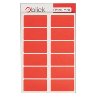 Abbildung von Blick Etiketten (25 x 50 mm, Vorteilspackung) 320 Stück rot