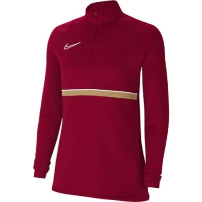 Abbildung von Nike Performance Academy DRIL Sweatshirt, Damen, Größe: XL, Team red/white/jersey gold/white