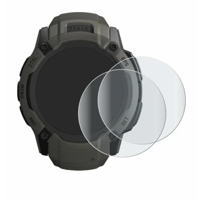 Abbildung von BROTECT Full Cover Schutzfolie Matt für Garmin Instinct 2X Solar (2 Stück) Screen Displayschutz Folie, 3D Curved, Anti Reflex