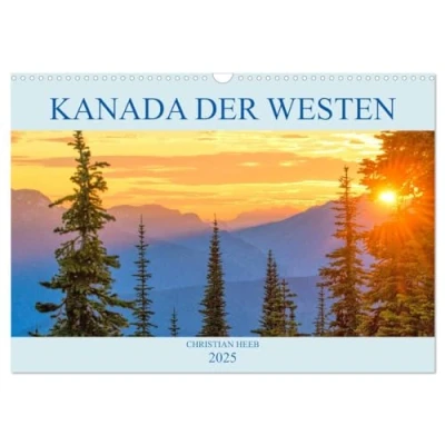Abbildung von Kanada der Westen (Wandkalender 2025 DIN A3 quer), CALVENDO Monatskalender