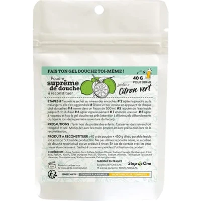 Abbildung von STEP ONE Duschgel Pulver Limette, 40 g