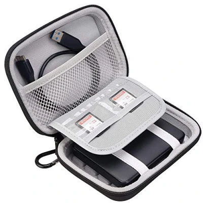 Abbildung von Case Logic Festplatten Tasche PHDC1, Eva Nylon, schwarz, 6,4 cm (2,5 Zoll)