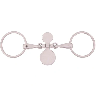 Abbildung von BR Double Broken Spoon Trense 18 mm 13,5 Grau