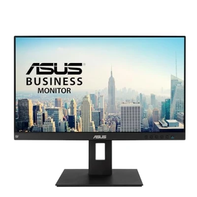 Abbildung von ASUS Business BE24EQSB 24 Zoll Full HD Monitor 16:9 IPS Panel, 1920x1080 ergonomisch, Pivot, Blaulichtfilter DP, HDMI, D Sub, USB Rahmenlos, Mini PC Befestigung