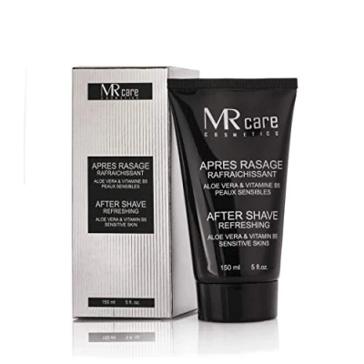 Abbildung von MR Care Cosmetics After Shave 150 ml Beruhigender Balsam nach der Rasur, mit Aloe Vera und Vitamin B5, sportlicher Duft, Gesichtspflege, Hautpflege