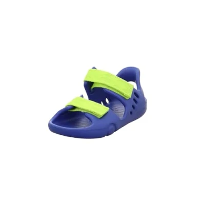 Abbildung von Superfit Splash Unisex Pantolette flach für Kinder, Größe: 26, Blau/hellgrün Kunststoff/textil