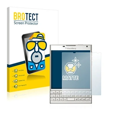 Abbildung von BROTECT Entspiegelungs Schutzfolie für BlackBerry Passport (2 Stück) Matte Displayschutz Folie, Anti Reflex, Fingerprint