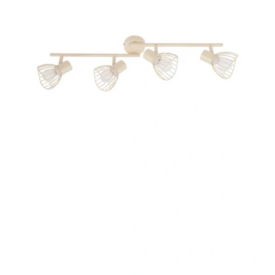 Abbildung von Lindby Deckenleuchte Piena, beige, 4 flg., Metall, 70cm