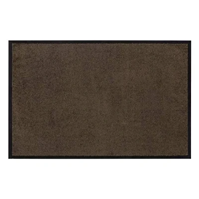 Abbildung von andiamo Fußmatte Verdi Schmutzfangmatte für den Hauseingang ideal als innen oder Fußabtreter im überdachten Außenbereich Fußabstreifer Haustür 60 x 90 cm Grau