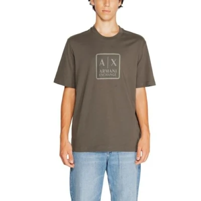 Abbildung von Armani Exchange Tshirt print, Herren, Größe: XXL, Peat