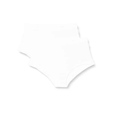 Abbildung von Sans Complexe, 2er Set Höschen Größe Medium, Modell Douceur Bambou, Unteres Futter: 100% Baumwolle, Hohe Deckkraft, Pack, Weiß + Weiß., 50