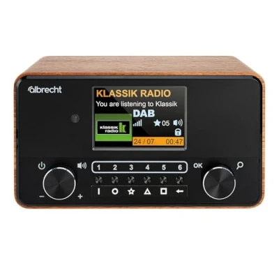 Abbildung von Albrecht DR 866 Tischradio DAB+, FM AUX, Bluetooth®, UKW Fühlba Radio