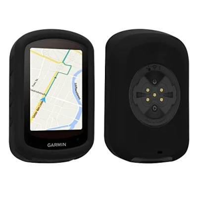 Abbildung von kwmobile Hülle kompatibel mit Garmin Edge 840 / 540 Silikon GPS Fahrrad Case Schutzhülle in Schwarz