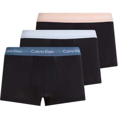 Abbildung von Calvin Klein Underwear LOW RISE Trunk 3 PACK Panties, Herren, Größe: XL, Black
