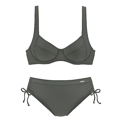 Abbildung von Lascana Bikini SET Bikini, Damen, Größe: 44xC, Olive