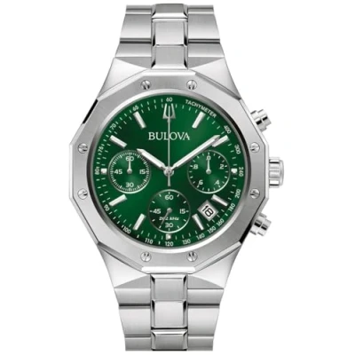 Abbildung von Bulova Herren Analog Quarz Uhr mit Edelstahl Armband 96B409