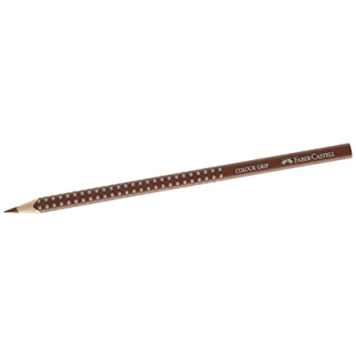 Abbildung von FABER CASTELL Dreikant Buntstift Colour GRIP, siena gebrannt