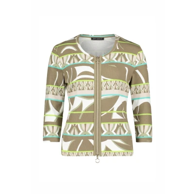 Abbildung von Betty Barclay Strickjacke, Damen, Größe: 42, Khaki green