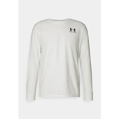 Abbildung von Under Armour Sportstyle LEFT Chest Langarmshirt, Herren, Größe: XS, White/black