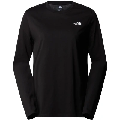 Abbildung von The North Face Simple DOME TEE Langarmshirt, Damen, Größe: Medium, Black