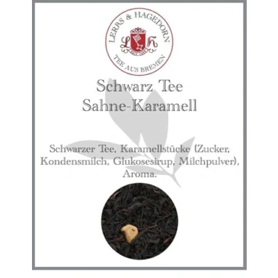 Abbildung von Lerbs &amp; Hagedorn, Schwarz Tee Sahne Karamell 250g (Ca. 20 Liter) Karamellstücke