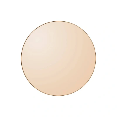 Abbildung von AYTM Spiegel Circum, bernstein, Ø 70 cm, Glas, MDF Holz