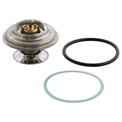 Abbildung von FEBI BILSTEIN 15849 Kühlwasserthermostat 79 mit Dichtung MAN: L 2000, G 90, F MERCEDES BENZ: LK/LN2