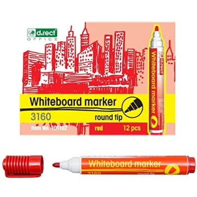 Abbildung von Whiteboard marker 12 Stck.. Wurzel mit runder Spitze 1 3 mm.