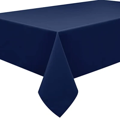 Abbildung von Quadratische Tischdecke Textil 180 x cm, Farbe wählbar Dunkelblau