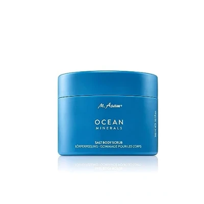 Abbildung von M. Asam OCEAN MINERALS Salt Body Scrub (300 ml) exfolierendes Meersalz Körperpeeling entfernt lose Hautschuppen &amp; reinigt die Haut gründlich, Körperpflege mit maritimen Wirkstoffen Sheabutter