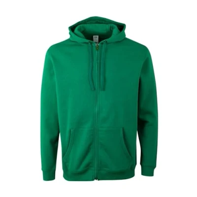Abbildung von Mukua Unisex Sf270u Kapuzenpullover mit Reißverschluss, Kelly Green, L