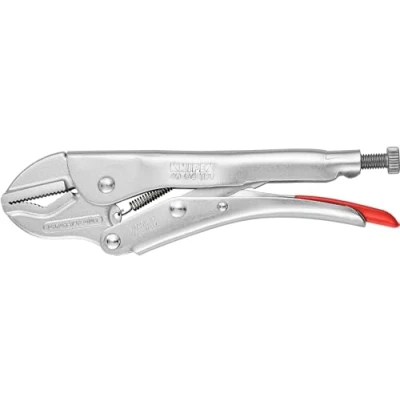 Abbildung von Knipex 40 04 180, Feststellzange, 3,5 cm, 3,2 Chrom Vanadium Stahl, Silber