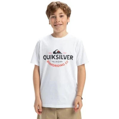 Abbildung von Quiksilver Typed OUT Unisex Tshirt print, Größe: 176, Tigerlily