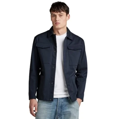Abbildung von G STAR RAW Herren Chore Overshirt, Blau (saluteD24804 C900 C742), XXL