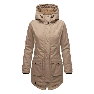 Abbildung von Navahoo Brinjaa Wintermantel, Damen, Größe: XS, Taupe grey