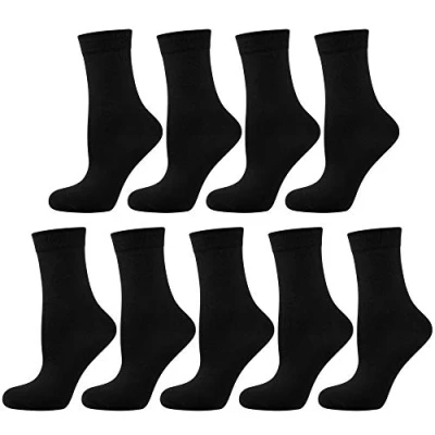 Abbildung von Nur Der 9er Pack Baumwolle Business Socken Classic mit Komfortbund Damen, Schwarz, 35 38