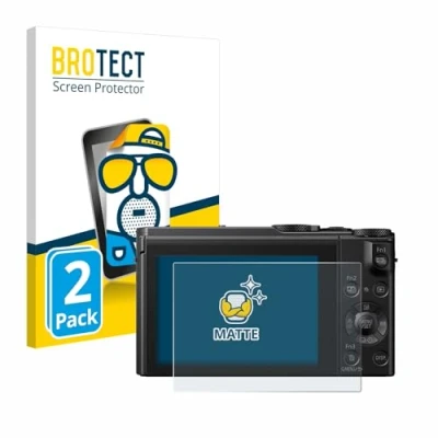Abbildung von BROTECT Entspiegelungs Schutzfolie für Panasonic Lumix DMC LX15 (2 Stück) Matte Displayschutz Folie, Anti Reflex, Fingerprint