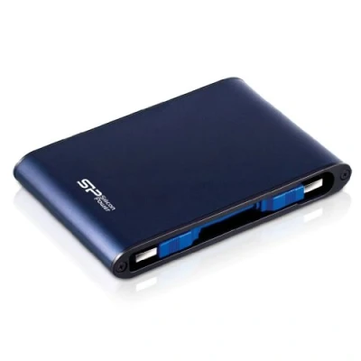 Abbildung von Silicon Power SPO20TBPHDA80S3B Externe Festplatte 2TB (6,4 cm (2,5 Zoll), USB 3.0) blau