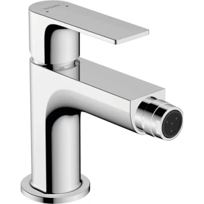 Abbildung von hansgrohe Bidetarmatur &quot;Rebris E&quot;, mit Zugstangen Ablaufgarnitur