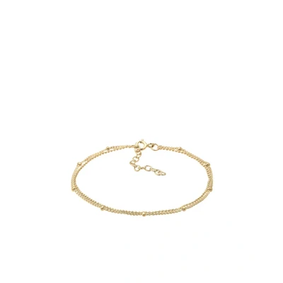Abbildung von Elli Basic Armband goldcoloured, Damen, Größe: 16, Gold/coloured
