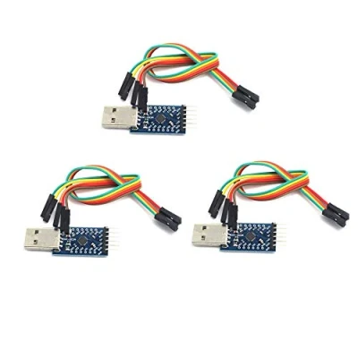 Abbildung von DollaTek 3Pcs CP2104 seriell Konverter USB 2.0 zu UART 6PIN Modul TTL kompatibel mit und Besser als CP2102