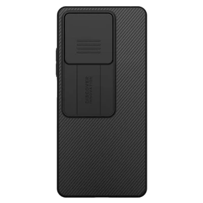 Abbildung von Xiaomi Redmi Note 13 (5G) Hülle Kunststoff Nillkin Backcover/Hard Case Handyhülle Schwarz