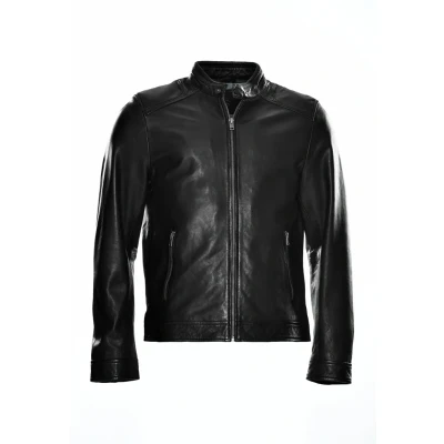 Abbildung von JCC Lederjacke, Herren, Größe: 48, Black